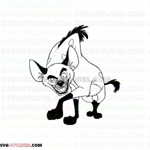 banzai The Lion King 9 outline svg dxf eps pdf png
