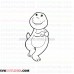 barney10 outline svg dxf eps pdf png