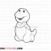 barney9 outline svg dxf eps pdf png