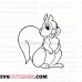 clipchipmunk outline svg dxf eps pdf png