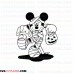 mickey mummy outline svg dxf eps pdf png