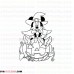 minnie pumpkin outline svg dxf eps pdf png