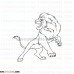 mufasa the lion king 8 outline svg dxf eps pdf png